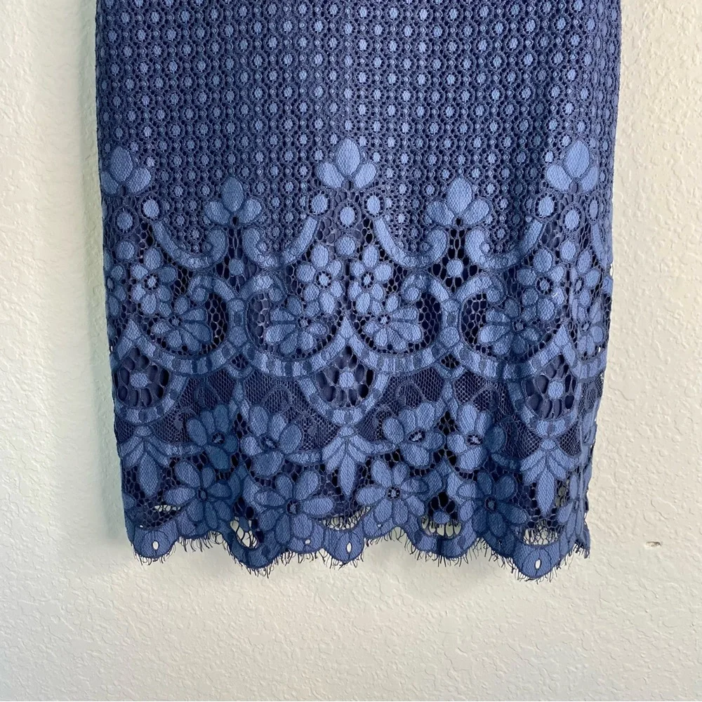 Ann Taylor Loft Navy Crochet Dress - Picture 10 of 11